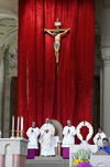 El papa Francisco proclamó nuevo santo de la Iglesia católica al franciscano español Junípero Serra.