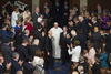 El papa Francisco se reunió con el residente de la Cámara de Representantes, el republicano John Boehner, antes de dar su discurso.