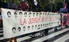 También en La Laguna se unieron a los reclamos a nivel mundial por Ayotzinapa.