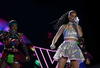 Katy Perry reunió a miles de personas en el cierre del festival.