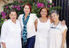 27092015 Ana María Núñez, Raquel Vivero, Guadalupe Martínez y Hortensia Flores.
