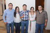 29092015 CELEBRACIóN MEXICANA.  Aarón, Diana, Adrián, Mayela y Adrián Becerra.