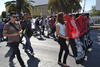 Los alumnos realizaron una marcha y una manifestación.