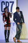 Cristiano Ronaldo promocionó su nueva línea de calzado en Portugal.