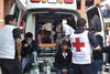 Cruz Roja brindó los primeros auxilios.