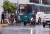 En Guadalajara, la lluvia comenzó a sentirse en la tarde.