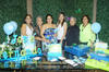 07112015 PRENATAL.  Luz Celia de la Fuente en compañía de las anfitrionas de su baby shower Rosa María, Lupita, Julia, Sara y Rosita.