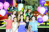 09112015 MUCHAS FELICIDADES.  Natalia Ortiz con sus amiguitas en su fiesta de cumpleaños.