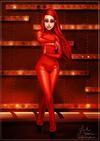 Ariel de La sirenita se lució en el recordado traje rojo del video de Oops... I did it again.