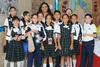 16112015 Claudia Fernández con alumnos de 6° 'G'.