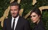 El exfutbolista inglés David Beckham asistió a la premiación junto a su esposa Victoria.