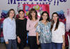 Paola, Claudia, Camila, María, Silvana, Daniela y Renata