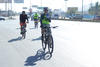 Participaron más de 100 ciclistas y ambientalistas.
