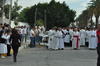 El contingente partió de la Alameda Zaragoza rumbo a la parroquia de Nuestra Señora de Guadalupe.