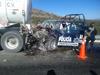 El accidente ocurrió en el kilómetro 54 de la autopista Durango-Gómez Palacio.