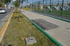 La ciclopista de la Línea Verde se observa con ‘parches’ y carece de postes funcionales de alumbrado.