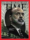 La "persona del año" del 2009 fue Ben Bernanke, expresidente de la Reserva Federal de los Estados Unidos (Fed).