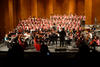 La Orquesta se vio acompañada por el coro infantil Voces de la esperanza.