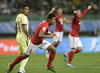 Los goles de la victoria fueron obra de Zheng Long, al minuto 80, y del brasileño Paulinho, al 92.