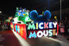 Mickey Mouse no podía faltar en el desfile.