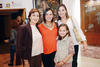 13122015 GRATOS MOMENTOS.  Beatriz, Paola, Sofía y Ana Karla.