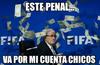 El presidente de la FIFA "pagando" el partido entre las selecciones de CONCACAF.