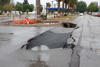 A pesar de los hundimientos que se registraron la avenida Morelos, el director de Obras Públicas de Torreón negó que se deban a la mala calidad en las obras, ya que aún no están terminadas.