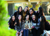 11012016 EN FAMILIA.  Carmila con sus nietas Daniela, Ana Paula, Ana Sofía, Luisa, Isabel, Cecy, Ana Cecy y Andrea.