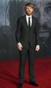 El actor Will Poulter a su arribo a la premier en Londres.