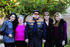 02022016 CUMPLE EN FAMILIA.  Jesús Mendoza Ornelas acompañado de su esposa, Elsa Rosa González de Mendoza, y sus hijas, en su festejo por sus 83 años.