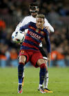 Neymar no se hizo presente en el marcador pero tuvo una buena actuación.