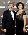 El actor argentino Ricardo Darín acudió acompañado de su esposa Florencia Bas.