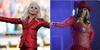 El principal factor de las burlas contra Gaga fue su peculiar atuendo rojo.
