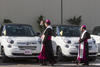 El también coordinador general de la visita del Papa a México, Eugenio Lira Rugarcía, aclaró que los automóviles no están blindados.
