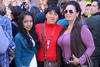 07022016 POR CASARSE.  Erika Salazar Aguilera acompañada de su mamá, Yolanda Aguilera de Salazar, y su hermana, Rocío Salazar Aguilera, en su despedida de soltera.