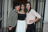 07022016 POR CASARSE.  Erika Salazar Aguilera acompañada de su mamá, Yolanda Aguilera de Salazar, y su hermana, Rocío Salazar Aguilera, en su despedida de soltera.