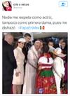 Como era de esperarse, salpicaron al presidente Enrique Peña Nieto y a su esposa Angélica Rivera, mostrando su versión del acto oficial.