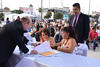 Se celebraron bodas comunitarias en la Plaza Mayor de Torreón.