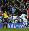 El marcador se abrió con apenas dos minutos en el cronómetro gracias a un golazo del portugués Cristiano Ronaldo.