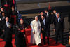 El Papa llegó al aeropuerto de Morelia en un vuelo de Aeroméxico procedente de la capital del país.