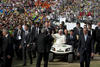 El Papa Francisco sostuvo un encuentro con jóvenes en Michoacán.