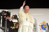 El Papa abordó el vuelo que lo llevara de regreso a El Vaticano.