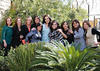 21022016 BABY SHOWER.  Ana Rosa de Rodríguez con sus amigas en la fiesta de canastilla que le organizaron Graciela Leal y Rocío de Rodríguez.