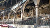 Así quedó el interior del Coliseo Centenario tras el incendio ocasionado por el uso de pirotecnia en un espectáculo.