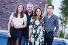 14032016 FESTEJAN EN FAMILIA.  Juan Carlos y Laura con sus hijos, Silvana y Juan Carlos.