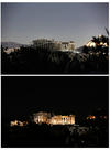 Testigo milenario. El Partenón de Atenas, Grecia, también estuvo una hora en la oscuridad.