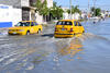 La inundación se registró desde la avenida Juárez hasta la calzada de la Candela.