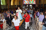 En la Parroquia se ofició una misa celebrada por el Obispo José Guadalupe Galván Galindo.