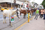 Las calles del Centro de Torreón se llenaron de carromatos acompañados de activistas.