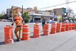 Trabajadores iniciaron con las obras del teleférico en el Centro de Torreón.